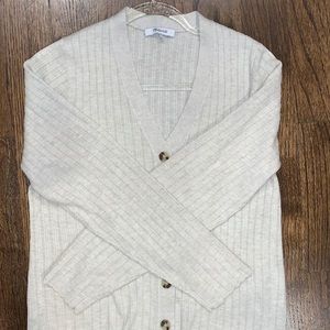 Madewell wheat-colored sweater in XL